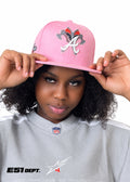 Pink New Era 59FIFTY Atlanta Braves Fitted Cap