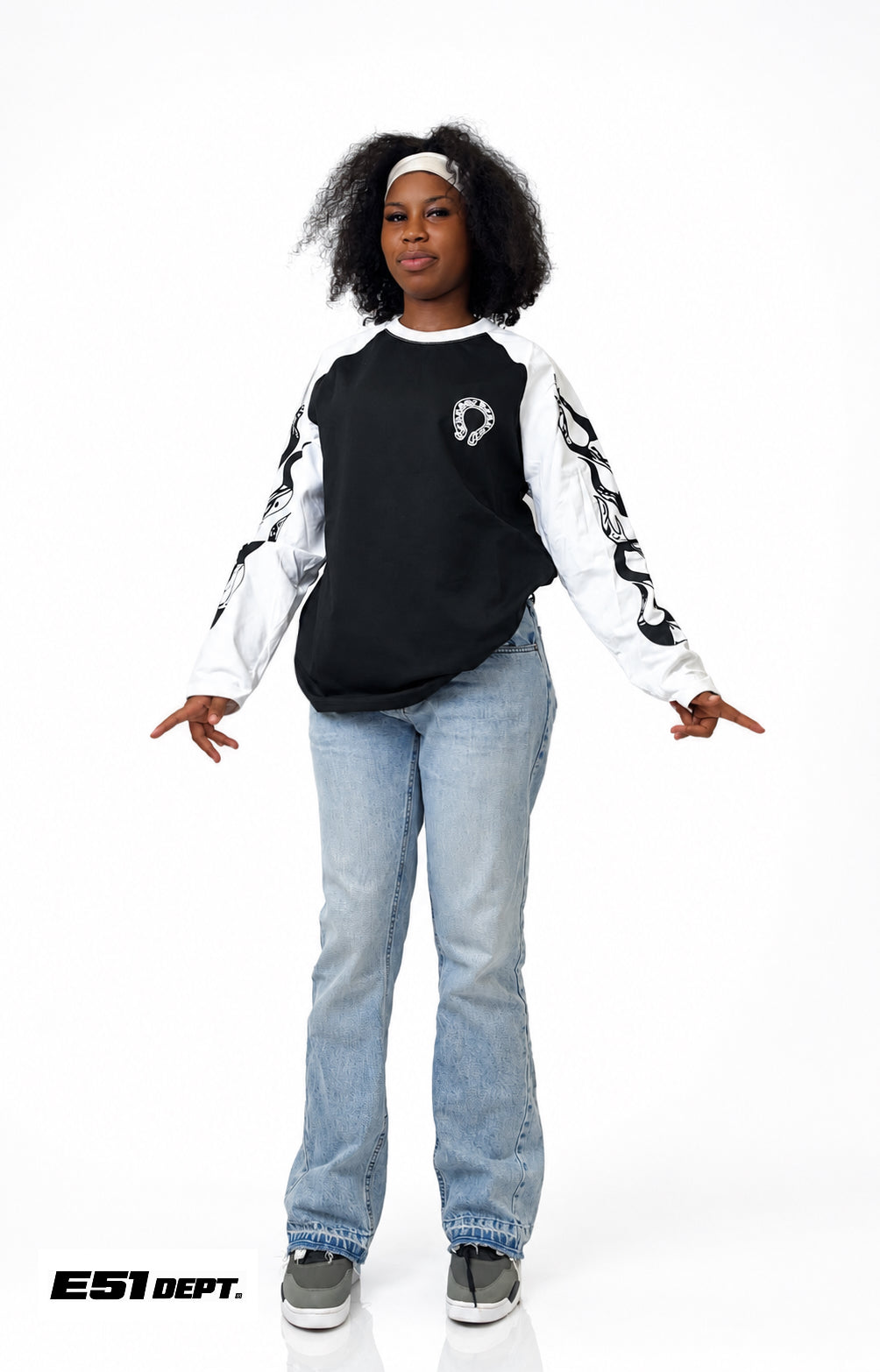 Chrome Hearts Graphic Long-Sleeve T-Shirt