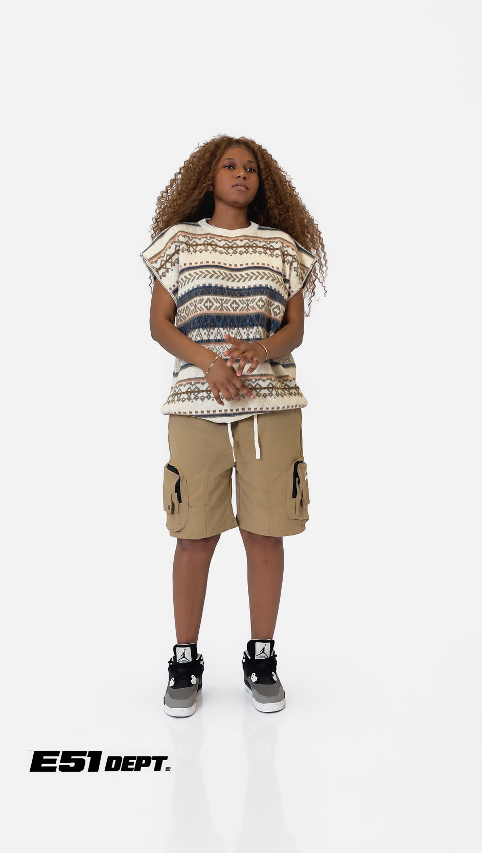 E51DEPT “Utility” Cargo Shorts