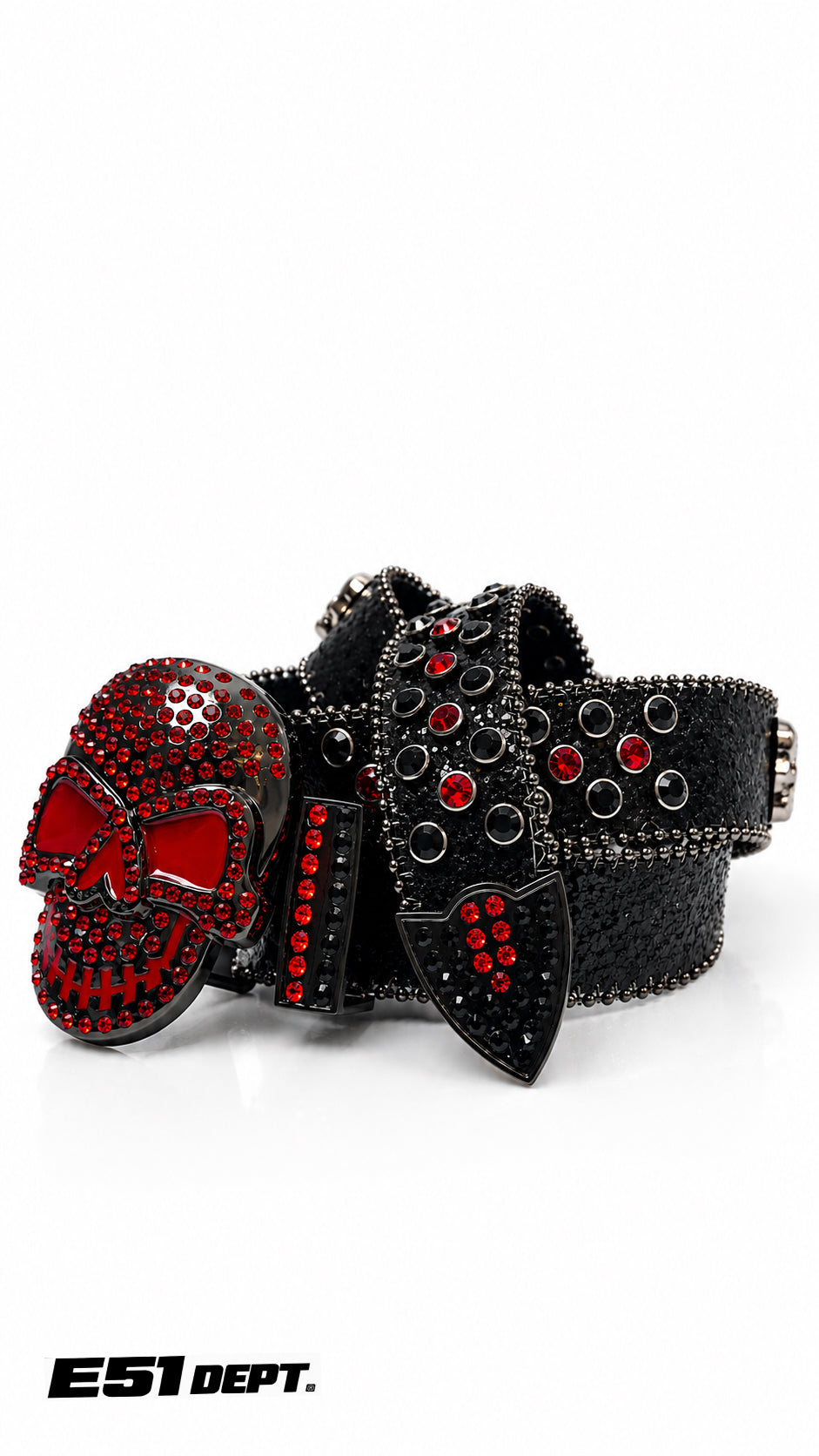Skull Rhinestone Statement Belt (Unisex)