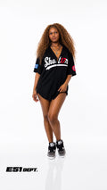 Shot17me Oversized Baseball Jersey