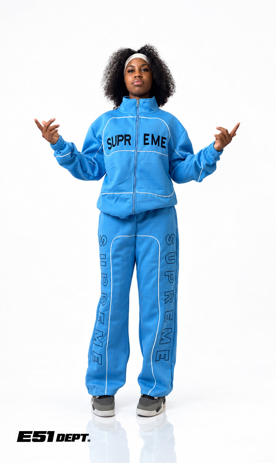 SUPREME "Hyperdrive" Tracksuit (Sky Blue)